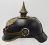 Prussian Landwehr Infantry Enlisted Pickelhaube with Field Cover Visuel 4